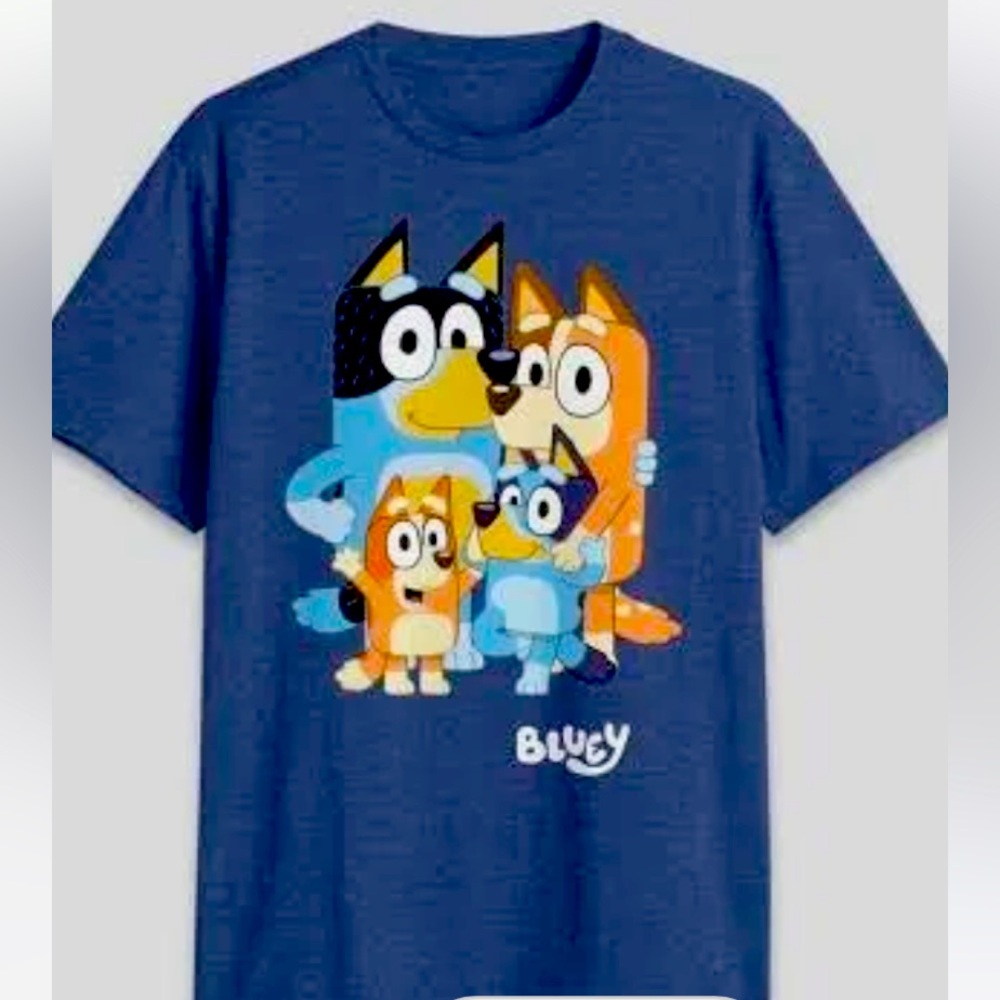 Bluey Kids' Navy Graphic Tee